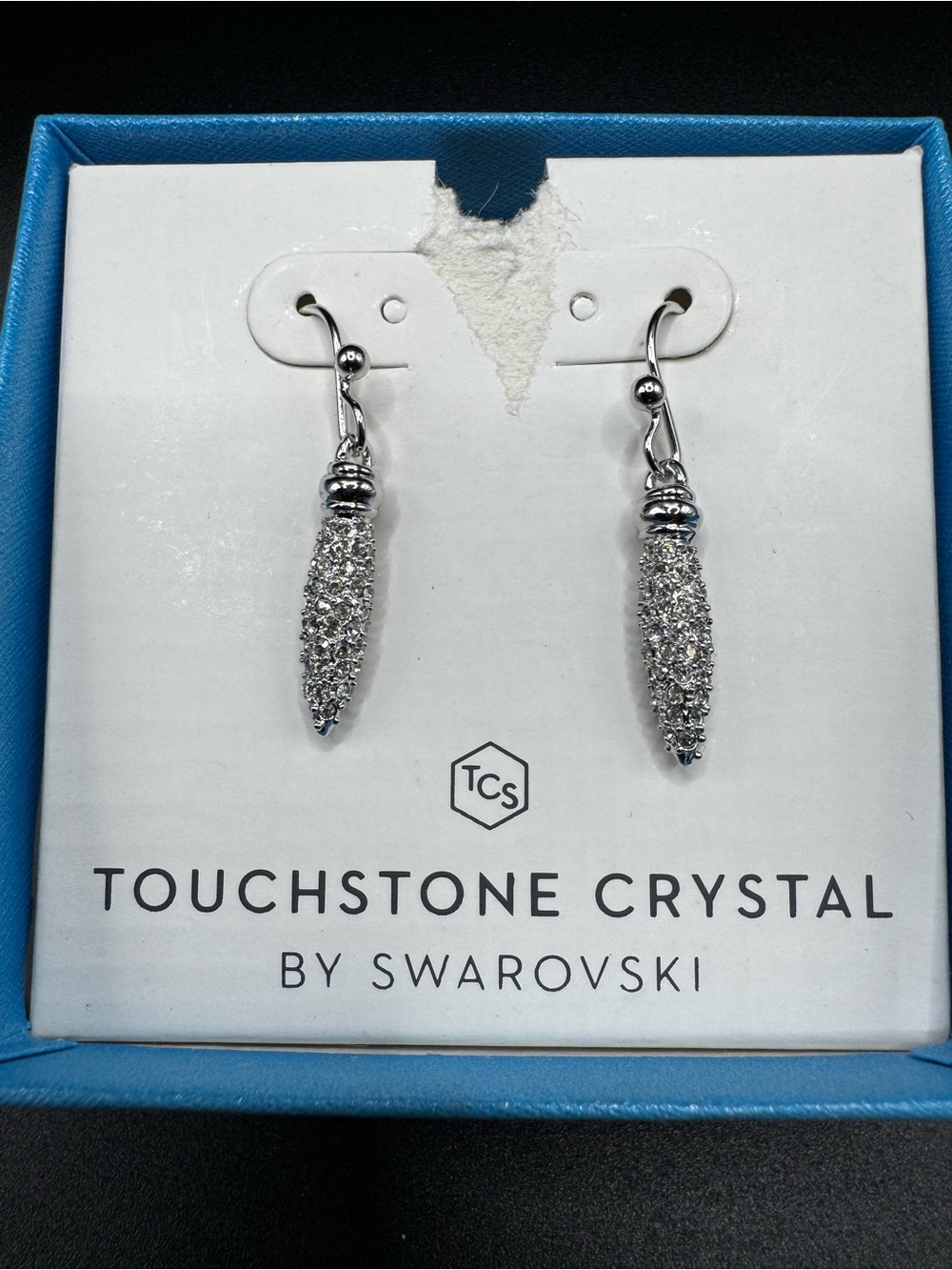 Touchstone By Swarovski Spiked Earrings